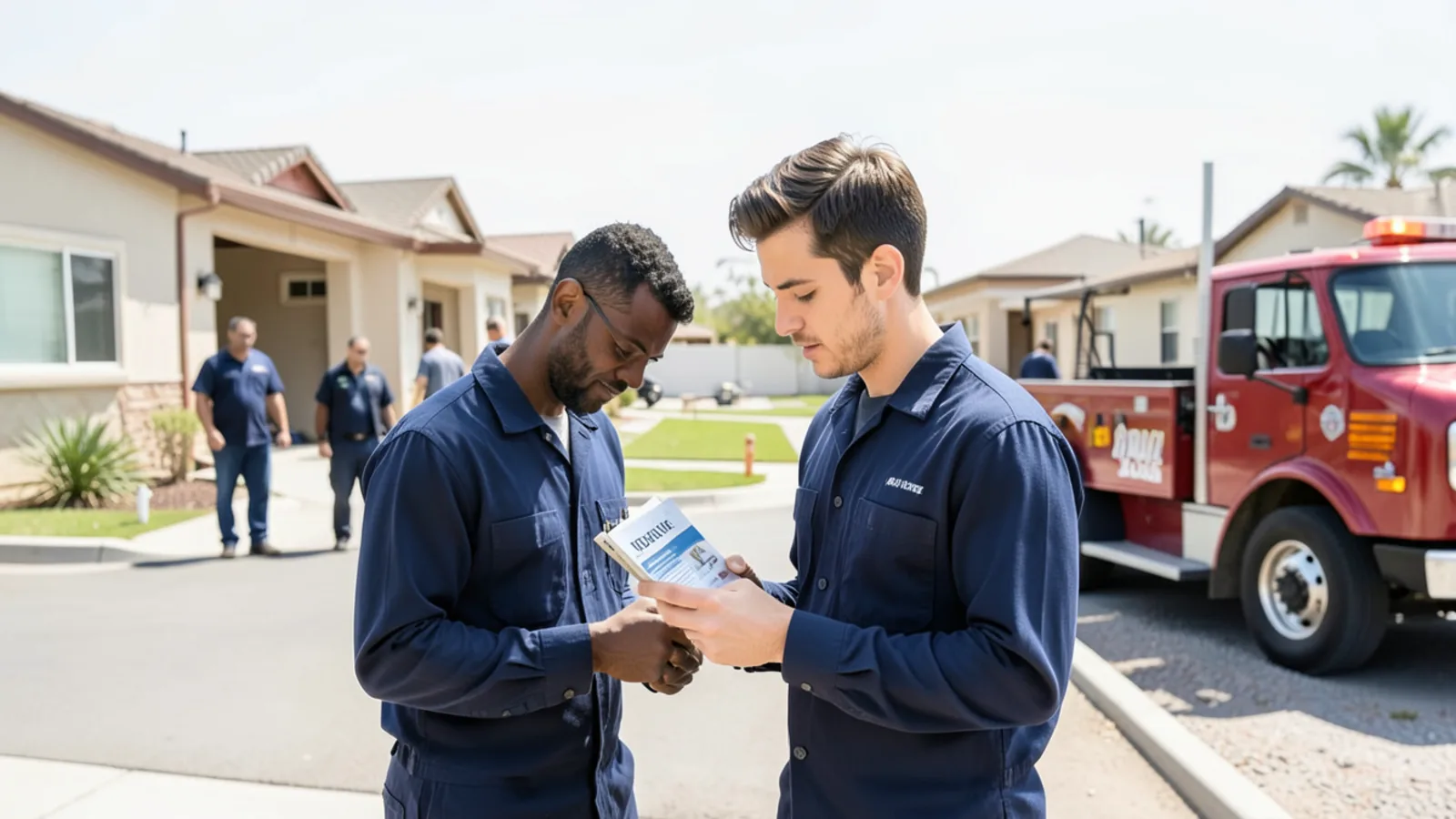 Plumbing educational blueprint and pipe inspection guides in Ontario, CA