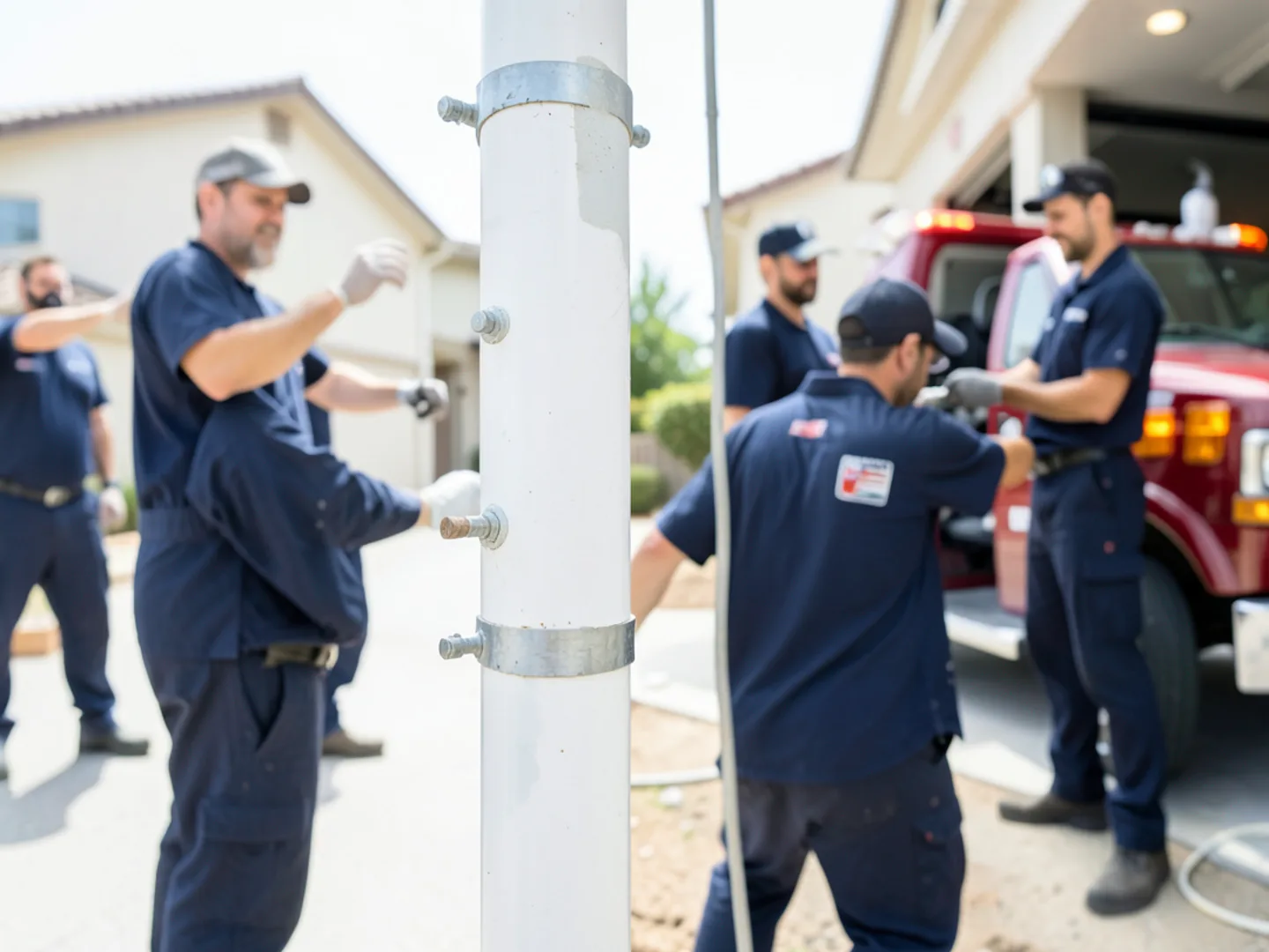 Heavy calcium scale coating on water heater dip tube from Corona DWP tap water